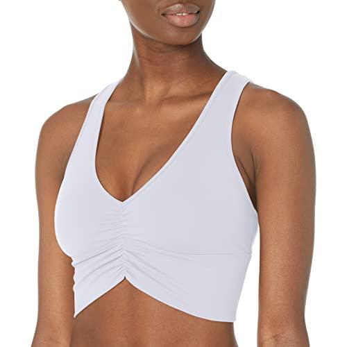 【並行輸入品】Alo Yoga Women's Wild Thing Bra, White, Sma...