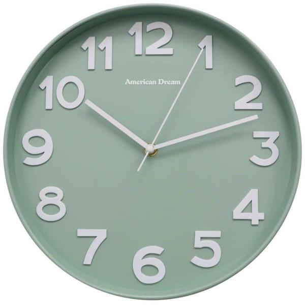 Quartz Movement Wall Clock, Pastel Colors (Green) ...