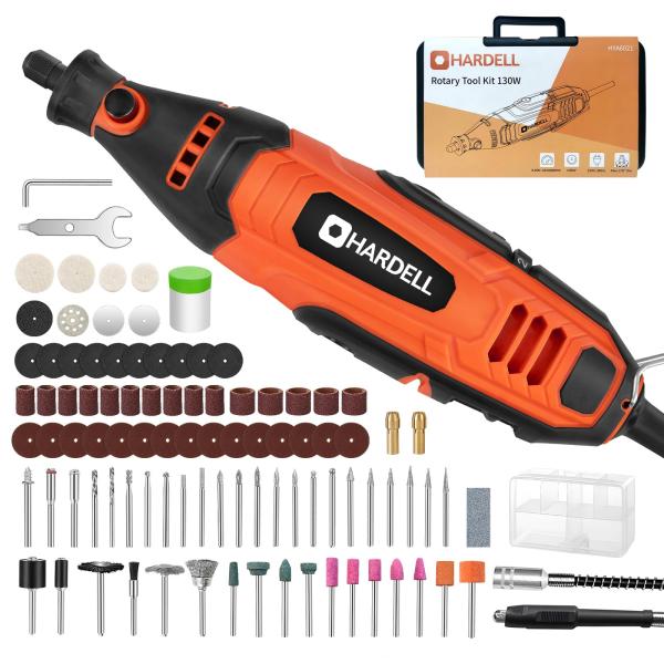 【並行輸入品】HARDELL Rotary Tool Kit, 130w Rotary Tool w...