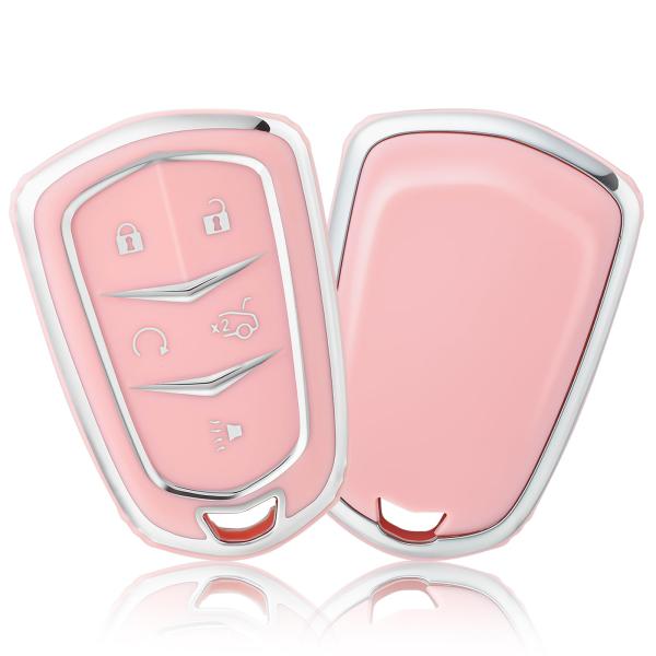 【並行輸入品】OFFCURVE for Cadillac Key Fob Cover, Premiu...