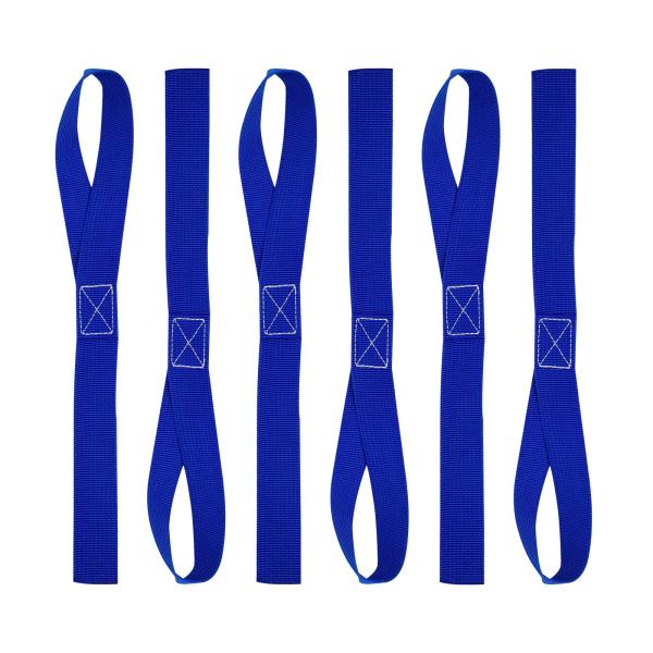 【並行輸入品】6Pcs Soft Loop Tie Down Straps, 1,500lb Loa...