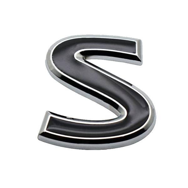 【並行輸入品】1x S Emblem 3D Metal Badge Sticker Letter R...