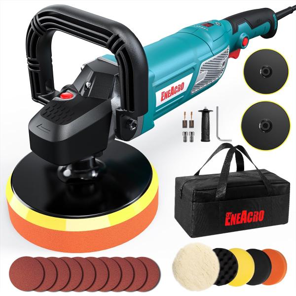 【並行輸入品】ENEACRO バッファーポリッシャー 1800W ロータリー カーポリッシャー ワッ...