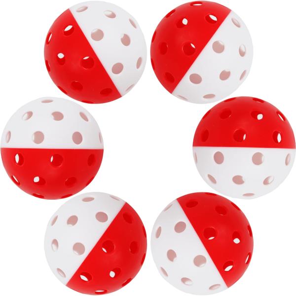 【並行輸入品】PORSVIK 屋外ピックルボールボール 40穴 2色ピックルボール スピントレーニン...