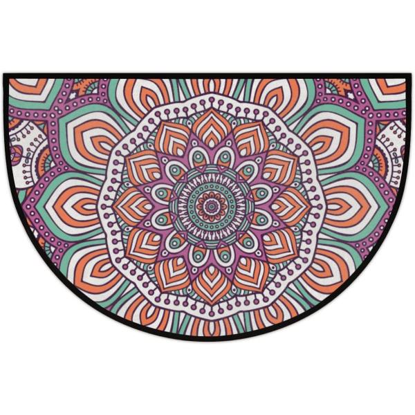 Half Round Door Mat Doormat Mandala Door Mat Outdo...