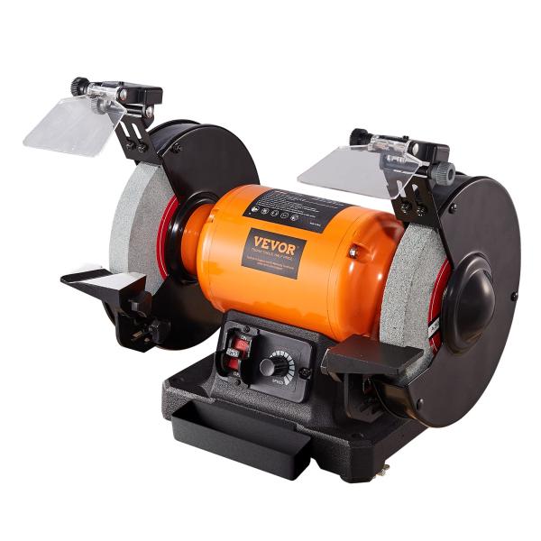 【並行輸入品】VEVOR Bench Grinder, 8 inch Variable Speed ...