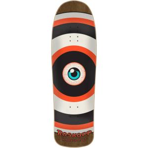 【並行輸入品】SANTA CRUZ Roskopp Target Eye Reissue 9.6インチ x 31.5インチ スケートボードデッキ