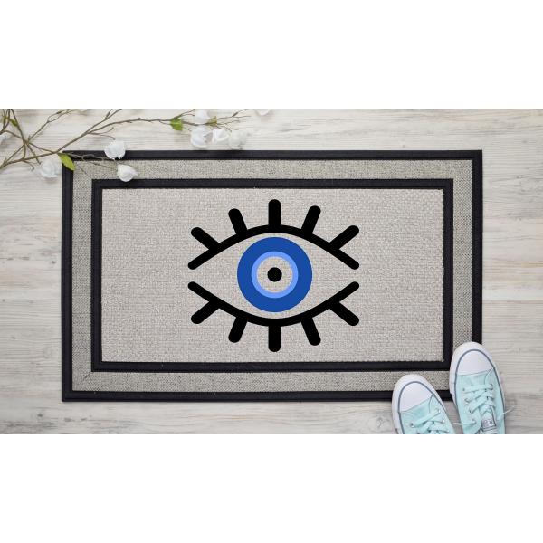 【並行輸入品】Doormat Outdoor Entrance Evil Eye Doormat P...