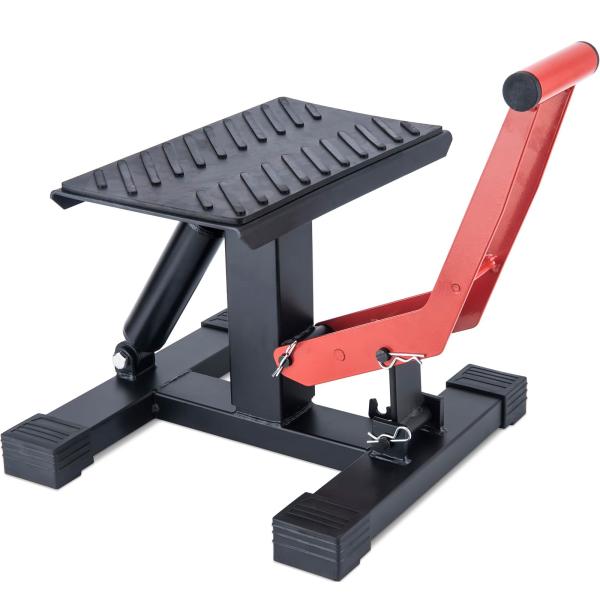 【並行輸入品】RSYEKU オートバイダートバイクスタンド ジャッキリフトホイストテーブル 高さ調節...