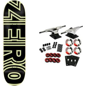 【並行輸入品】Zero スケートボード コンプリート ボールド グローインザダーク 8.5インチ x 32.3インチ　