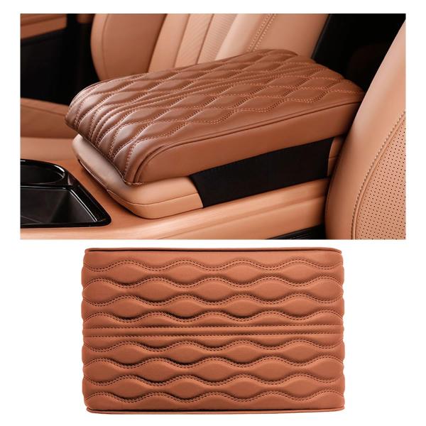 【並行輸入品】Ziciner カーセンターコンソールカバー 12.6インチ x 8.5インチ レザー...