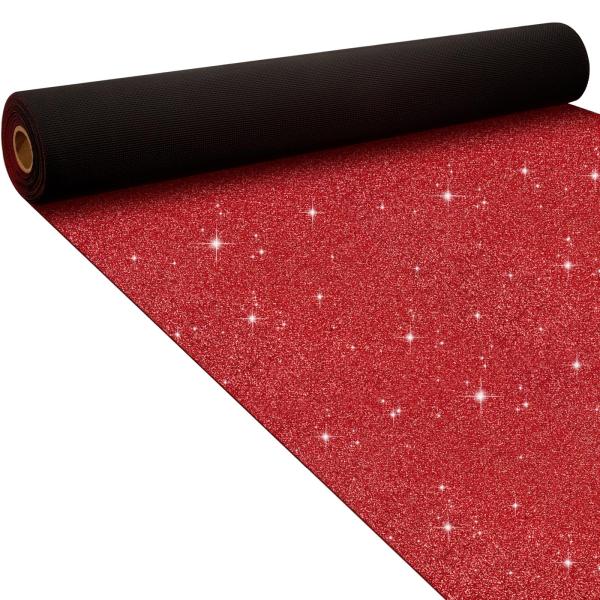 【並行輸入品】Boao Glitter Red Carpet Runner 2.3 x 10 ft ...