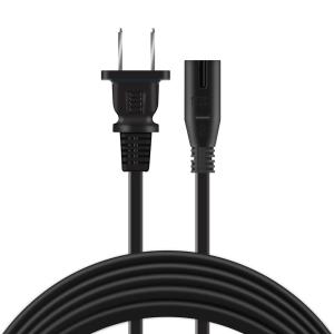 Hustery 6ft UL AC Power Cord Cable Plug Jack Charger Adapter Com 並行輸入品