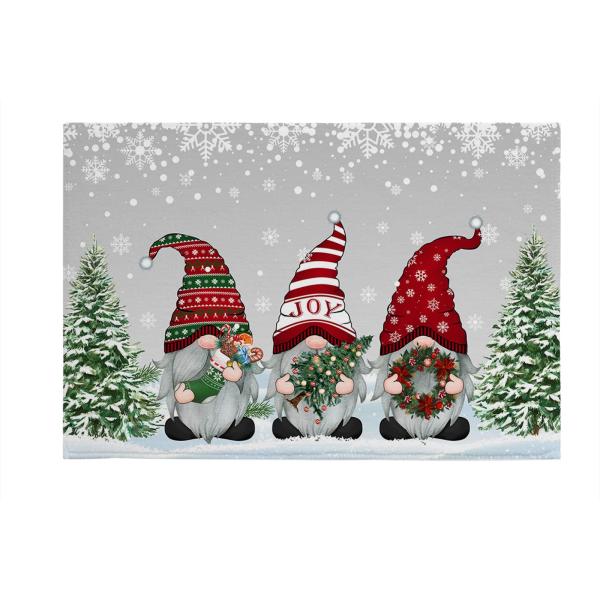 Christmas Gnomes Bathroom Runner Rug Bathmat Soft ...