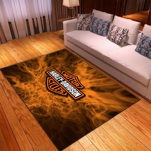 【並行輸入品】Harley Davidson Rug, Home Decor Rug, Legend...