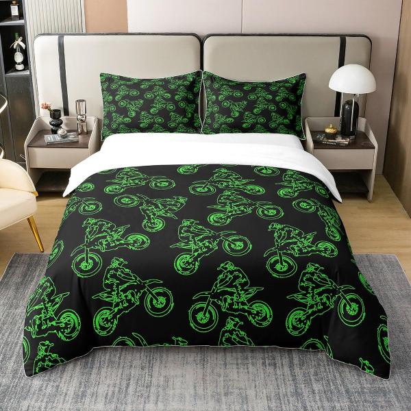 Dirt Bike Bedding 100% Cotton Set Extreme Sports T...