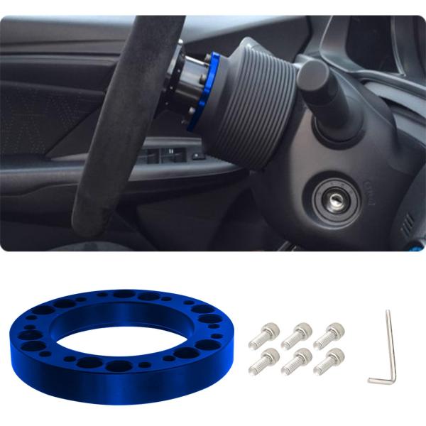 【並行輸入品】Middrivr ステアリングホイールハブアダプター、ホイールハブスペーサー、アルミニ...