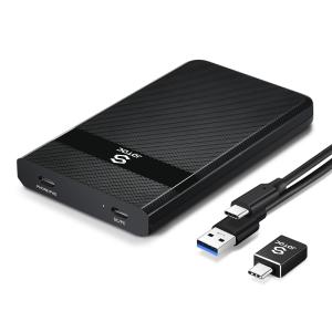 充電しながら自動バックアップ iPhone iPad Android 2.5インチ HDD / SSDケース USB3.0 タイプ 並行輸入品｜import-tabaido