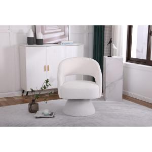 Swivel Accent Chair Armchair, Round Barrel Chair in Fabric for L 並行輸入品｜import-tabaido