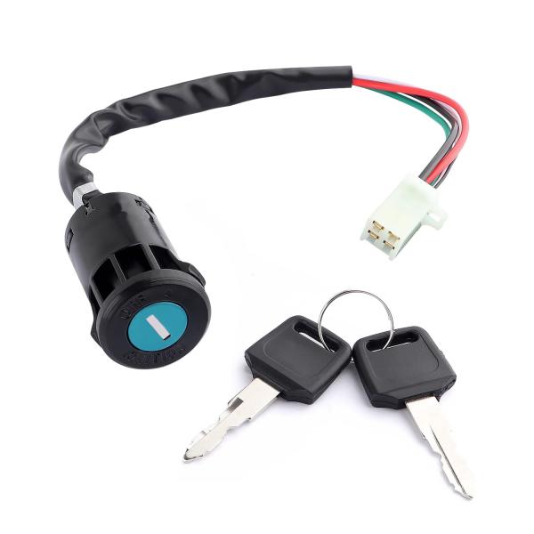 【並行輸入品】キー付きイグニッションスイッチ 標準4ワイヤイグニッションロックシリンダー 50 25...