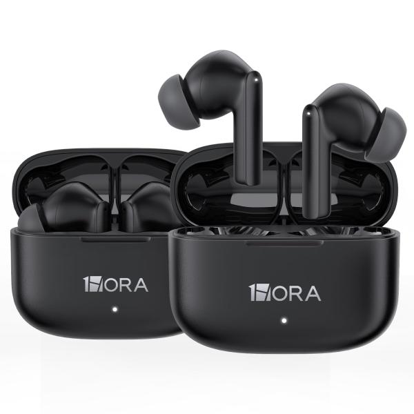 1 Hora Earbuds Wireless Bluetooth 5.3 with Chargin...