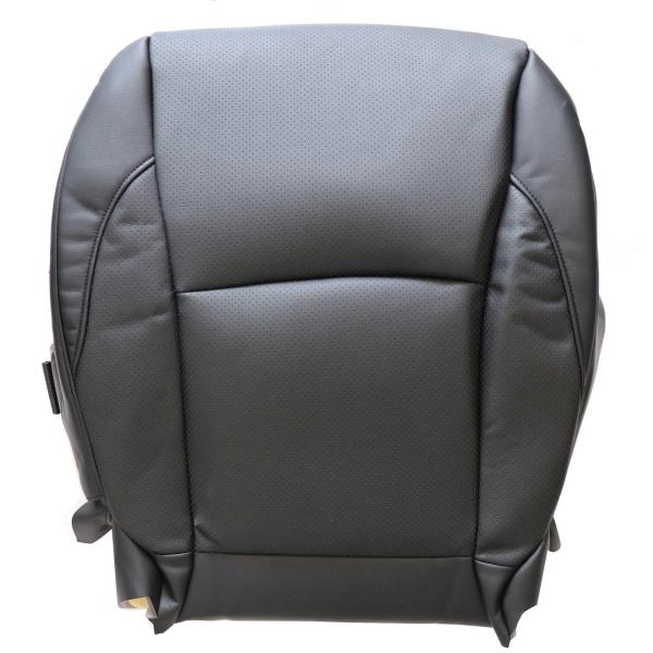 【並行輸入品】SecosAutoparts 運転席側下部穴あき交換用レザーシートカバー ブラック レ...