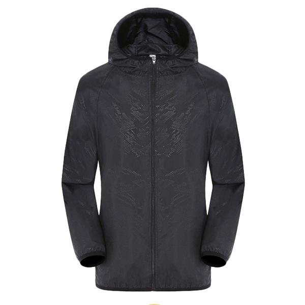 【並行輸入品】Men's Thin Hoodies Zip Up Windproof Sun Pro...