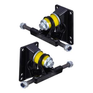 【並行輸入品】Unomor 2 Pairs Skateboard Wheel Bracket Rustic Shelves Industria