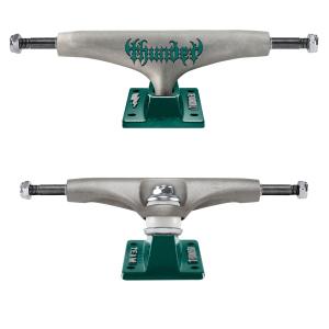 【並行輸入品】Thunder スケートボード トラック 触媒チーム ティール 147 (8インチ) ペア Thunder Skateboard