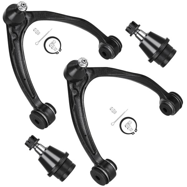 【並行輸入品】フロントアッパーコントロールアームアセンブリ 助手席と運転席側 下部ボールジョイント付...