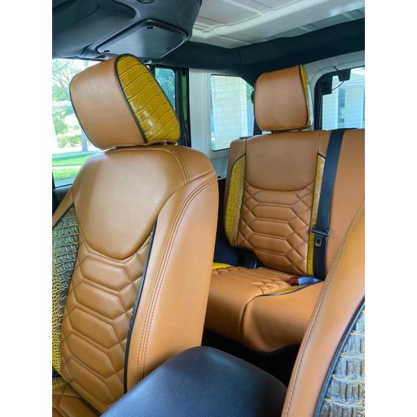 USLEATHER CARSEATS MADE IN THE U.S.A. Complete Set...