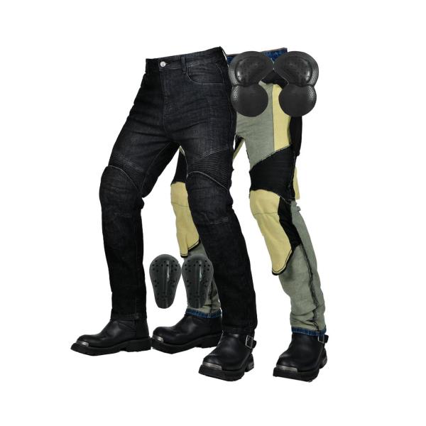 【並行輸入品】Men's Motorcycle Jeans Aramid Lined Motorcy...