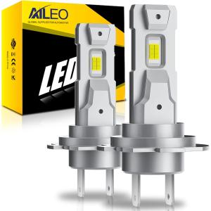 AILEO H7 LED ヘッドライト電球 2023年アップグレード 400%明るさ 50W 12000LM 6500K クールホ 並行輸入｜import-tabaido