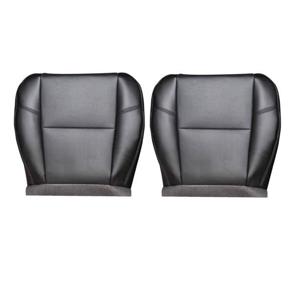 【並行輸入品】AOUTTUOA 運転席と助手席用ボトムマイクロファイバーレザー穴あき交換用シートカバ...