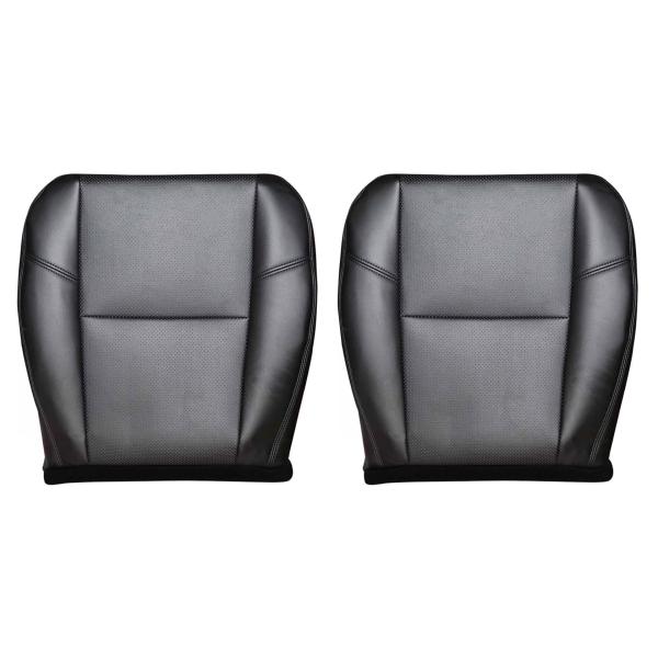 【並行輸入品】FZJDSD ブラック運転席&amp;助手席側ボトムレザーシートカバー キャデラックエスカレー...