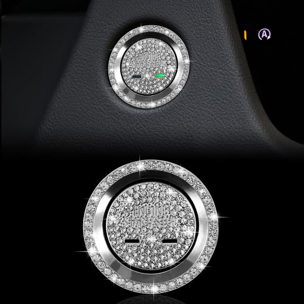 【並行輸入品】TOMALL キラキラ 車 エンジン スタートボタン カバー キャデラック CT6 X...