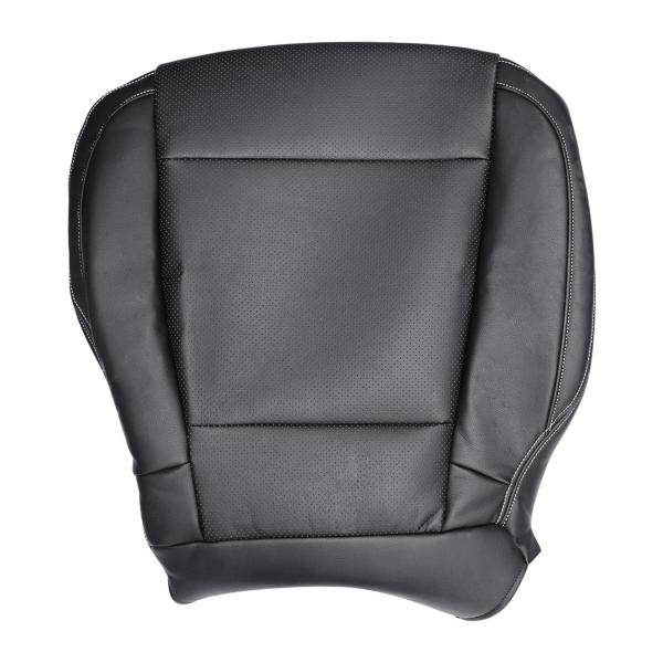 【並行輸入品】SecosAutoparts 運転席側下部交換用穴あきレザーシートカバー ブラック フ...