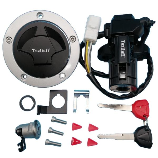 【並行輸入品】Tuzliufi Ignition Switch Key Fuel Gas Cap S...