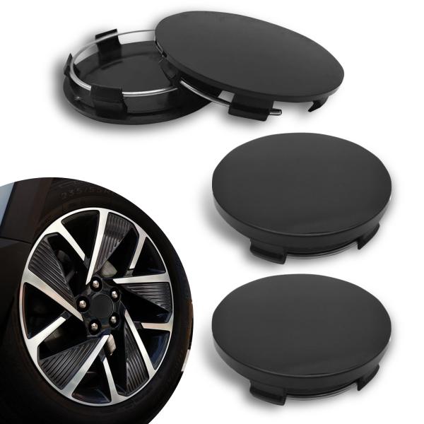 【並行輸入品】awlbed 車用タイヤセンターハブキャップ 4個 外径2.25インチ ABS 防錆 ...
