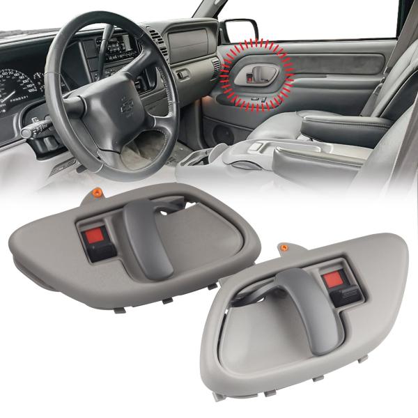 【並行輸入品】Zikerluder 内部ドアハンドル 1995 1999 シボレー CMC トラック...