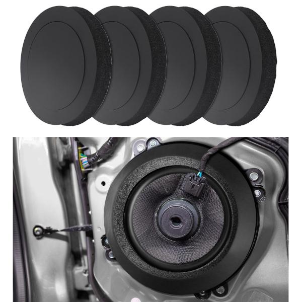 【並行輸入品】ongfuwu 4個 6.5インチスピーカーフォームエンハンサー、自己粘着性カードアス...