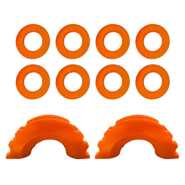 【並行輸入品】MUQIDA Dリングシャックルアイソレータワッシャーキット、3/4インチ牽引シャック...