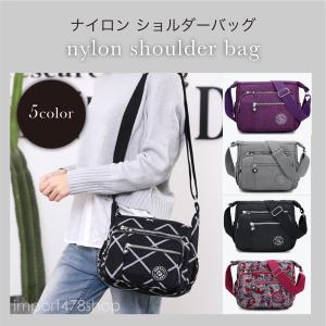 ショルダーバッグ　レディースショルダーバッグ　レディースバッグ　ナイロン　斜め掛け　軽量　レディース　ポケット収納　おしゃれ