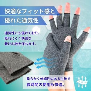 着圧手袋 手袋サポーター 着圧 手首 手指 サ...の詳細画像3