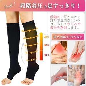 着圧ソックス レディース 寝るとき 女性用 寝...の詳細画像2