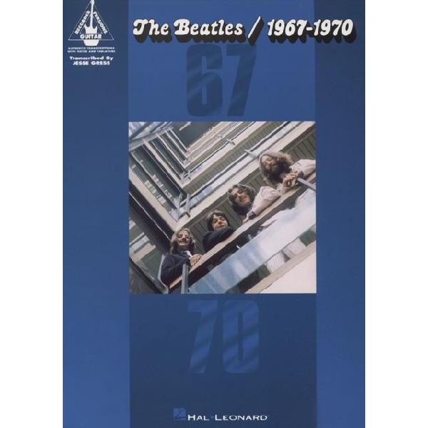 ビートルズ　1967-1970 青盤　ギタータブ譜 輸入楽譜