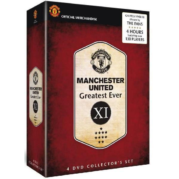マンチェスター・ユナイテッド 『ファンに選ばれた歴代ベスト11』　4枚組DVD