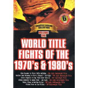 70年代＆80年代の世界タイトルマッチコレクション　第一巻　(DVD6枚組)