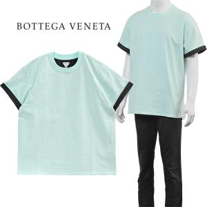ボッテガ ヴェネタ BOTTEGA VENETA ダブルレイヤー リラックス コットン Tシャツ 744998-V16E0-4602