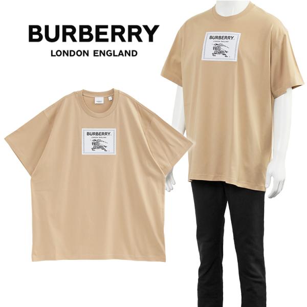 バーバリー Tシャツ BURBERRY ラウンドウッド プローサムラベル 8068500-A7405...